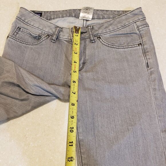 Patagonia Pants Women 24 Grey Slim Straight Leg Stretch Fits - Picture 10 of 11